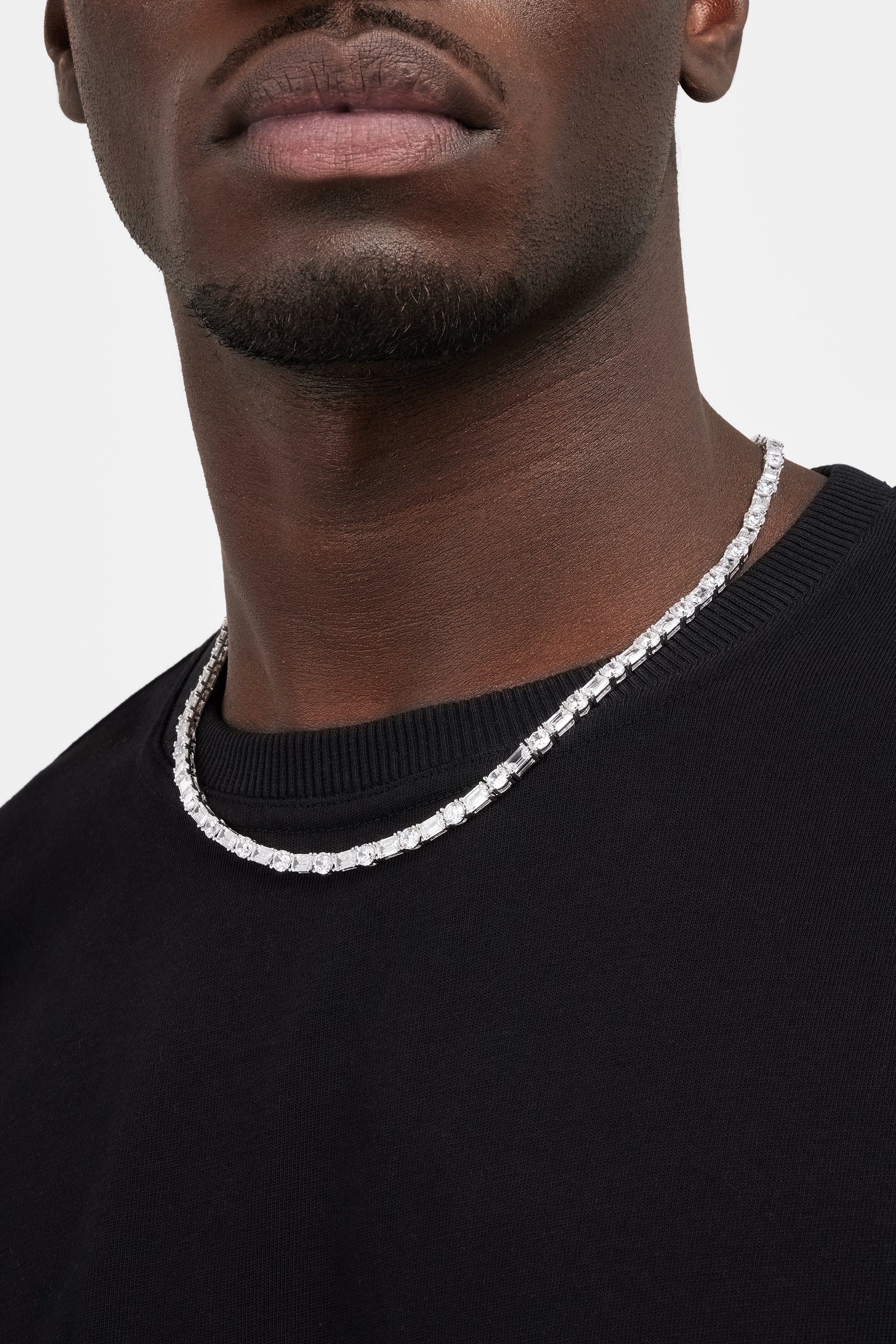 5 mm runde und rechteckige Tenniskette